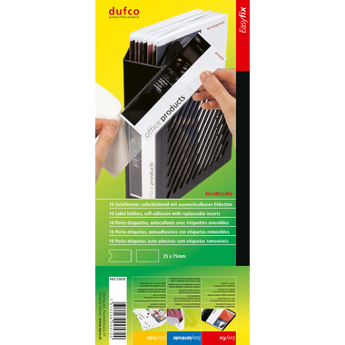 DUFCO Sichtfenster 50002.004 EasyFix 35x75mm 10 Stk.
