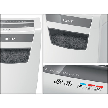 LEITZ Aktenvernichter IQ 8009-00-00 Home Office, P-4, 23lt