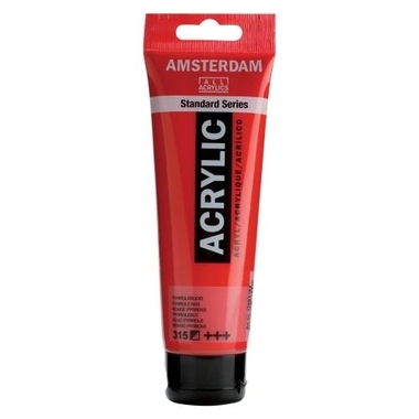 AMSTERDAM Peinture acrylique 120ml 17093152 pyrrolerouge 315