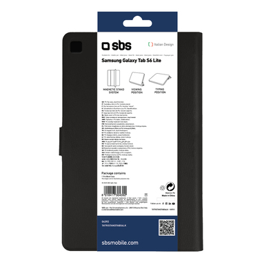 Custodia book per Samsung Galaxy Tab S6 Lite con funzione stand