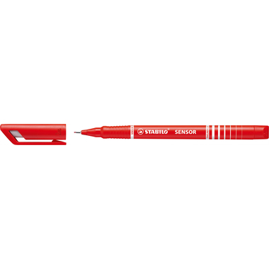 STABILO Feinschreiber sensor 0,3mm (F) 189/40 rot