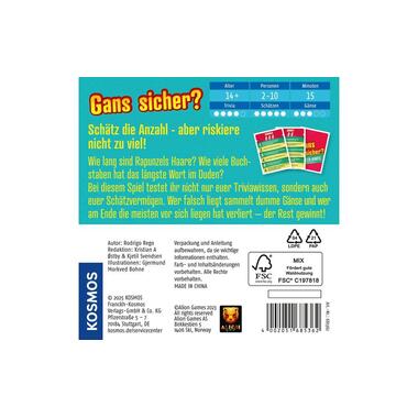 Kosmos gioco di carte Gans sicher?