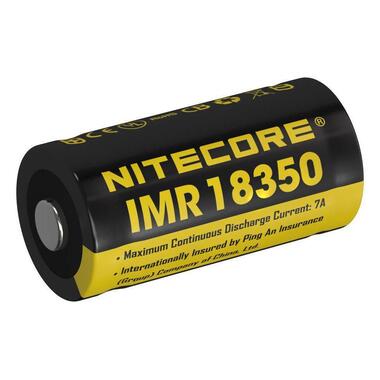 Nitecore Batterie NI18350A IMR Li-Ion Typ 18350 700 mAh, 1 Pièce/s