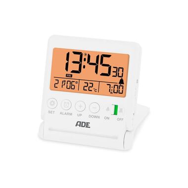 ADE Digital Alarm Clock CK2507-1 White