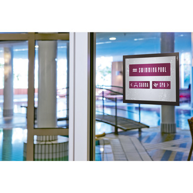 DURABLE Info-Rahmen DURAFRAME A4 489901 205x290x17mm, schwarz