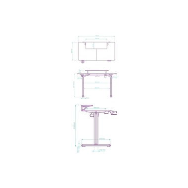 Ultradesk Gaming Desk Highlander Black