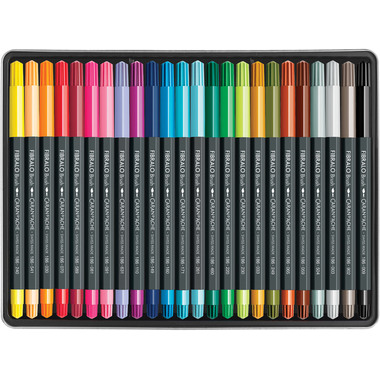 CARAN D'ACHE Classic Fibralo Brush 0.5-5mm 186.324 assortiert 24 Stück