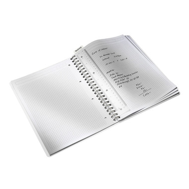 LEITZ Spiralbuch WOW PP A4 4638-00-16 gelb 80 Blatt