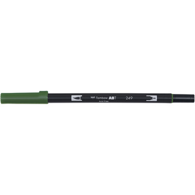 TOMBOW Dual Brush Pen ABT 249 hunter green