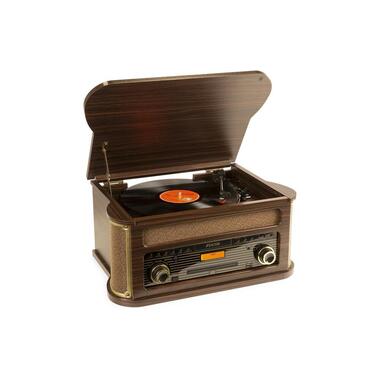 Fenton Giradischi Memphis Vintage Marrone Scuro