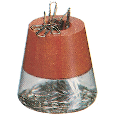 ARLAC Büroklammern-Spender 215.12 Clip Caddy weinrot