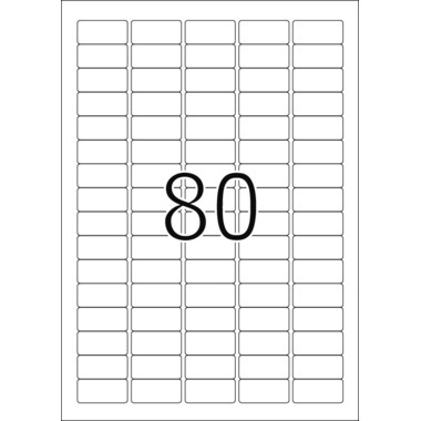 HERMA Étiquettes PREMIUM 35.6x16.9mm 4336 blanc,perm. 2000 pcs./25 flls.