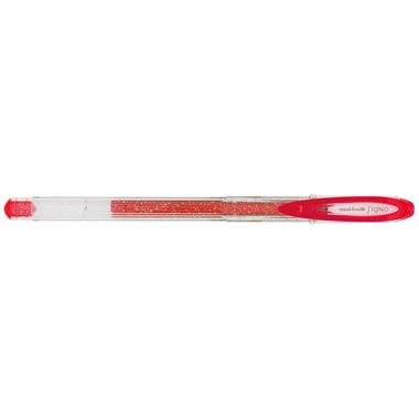 UNI-BALL Signo Sparkling 1mm UM-120SP RED rosso