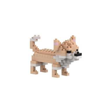BRIXIES building block model Chihuahua made of 100 building blocks