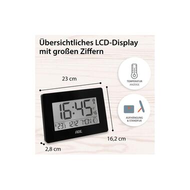 ADE Funkuhr XXL-Ziffern
