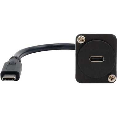 Exsys Adaptateur USB 3.1 Câble de type D Connecteur USB C - Prise USB C