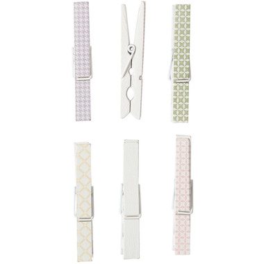 I AM CREATIVE Holzklammer IV 6105.58 6 Stück