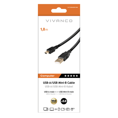 USB to mini-USB cable | Vivanco