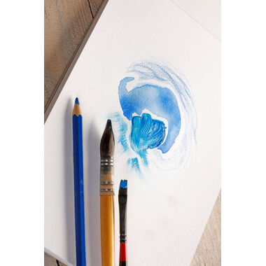 CLAIREFONTAINE Paint'On gekörnt A5 975048C Weiß 20 Blatt