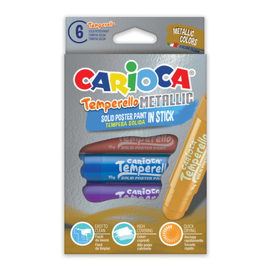 CARIOCA Couleur poster Temperello 42674 6 pcs. ass. Metallic