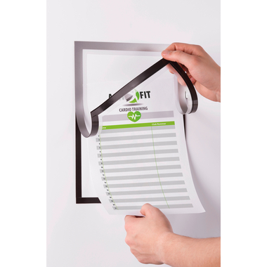 DURABLE Duraframe Note A4 499323 autocollant, argent