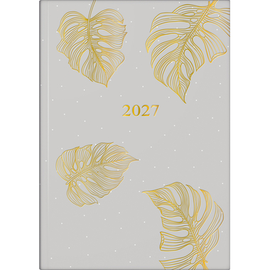 RIDOIDE Agenda Design Line 2027 7028507037.27 1T/1S Monstera DE 14.8x21cm