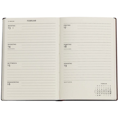 PAPERBLANKS Agenda Van Goghs 2026 DD0560-6 1S/2P HOR Mini HC TE 9.5x14cm