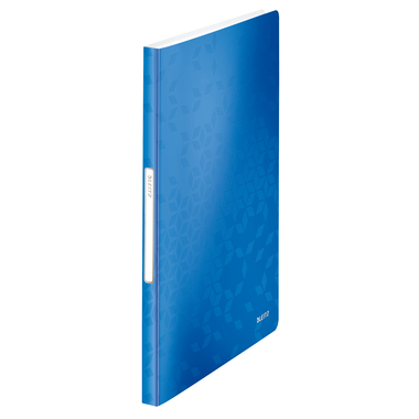 LEITZ Sichtbuch WOW PP A4 46320036 blau 40 Taschen