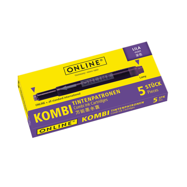 ONLINE Tintenpatronen Kombi 17143/12 Lila 5 Stück
