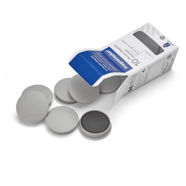 MAGNETOPLAN Magnet Discofix Standard 30mm 1664201 grau, ca. 0.7 kg 10 Stk.
