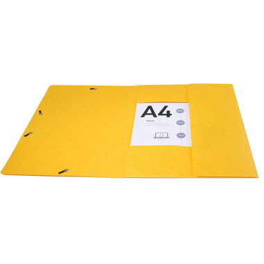 EXACOMPTA Classeur à élastique A4 55759E jaune 3 volets