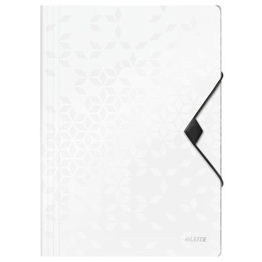 LEITZ Cartellina con elastico WOW A4 4599-00-01 bianco 150 fogli