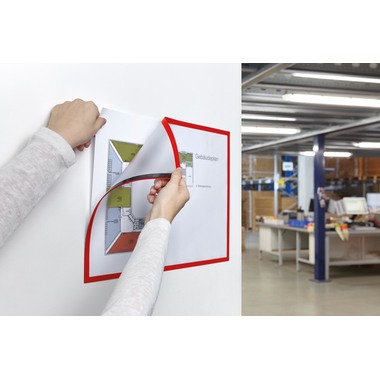 MAGNETOPLAN Magnetrahmen magnetofix A3 1130406 rot 5 Stk.