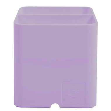 EXACOMPTA Pen-Cube Stifteköcher Aquarel 67764D malve 2 Fächer
