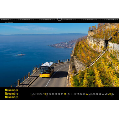PostAuto-Kalender 2026 von Calendaria