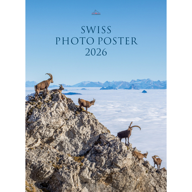 CALENDARIA Bildkalender 2026 9783036205281 Swiss Photo Poster ML 50x68cm