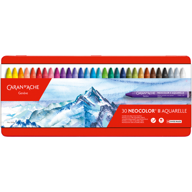 CARAN D'ACHE Pastels à la cire Neocolor II 7500.330 30-couleurs ass.