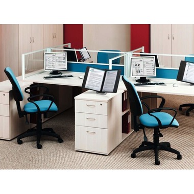 DURABLE Système d.présent.SHERPA Style 585501 noir, avec 10 pochettes A4