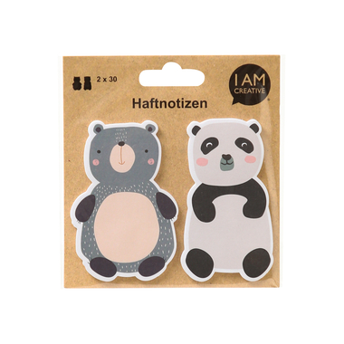I AM CREATIVE Haftnotizen 4086.85 Bären 60 Blatt