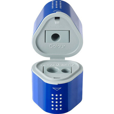 FABER-CASTELL Spitzer Grip 2001 183801 blau/brombeer 10 Stück