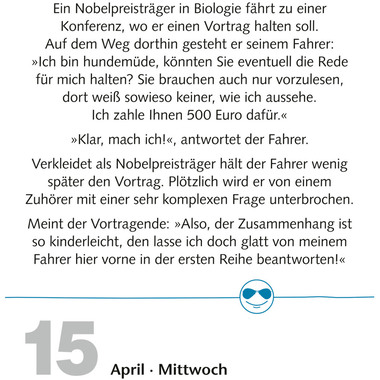 HARENBERG Calendrier détachable 2026 3309759+26 Beste Witze DE 11x14cm