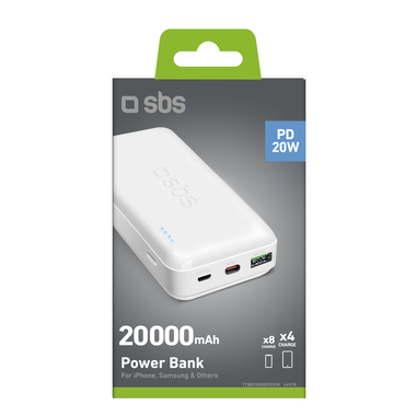 Batterie externe 20 000 mAh multi-ports Power Delivery | SBS