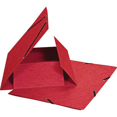 BIELLA Gummibandmappe A4 17840145U rot, 355gm2 200 Bl.