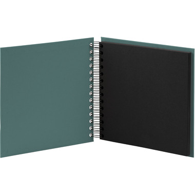 RÖSSLER Fotoalbum 18x18cm 1329452385 opal/schwarz