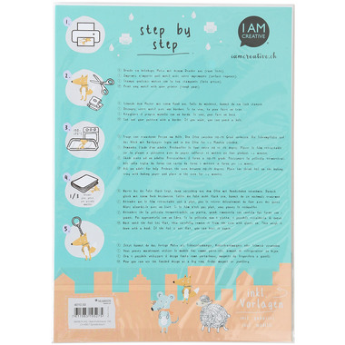 I AM CREATIVE Shrinkfolie A4 4010.5 Drucker, 5 Blatt