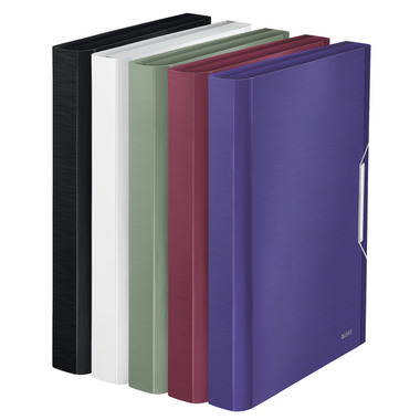 LEITZ Dossier archivio Style PP A4 39570069 Titanium Blu 6 scomp.200 fl.