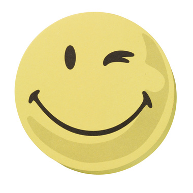 FRANKEN Cartes presentation smile UMZ 10 S1 positiv 9.5cm / jaune
