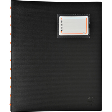 EXACOMPTA Sichtbuch Exadesk Exactive 86234E 20 Mappen, glatt A4