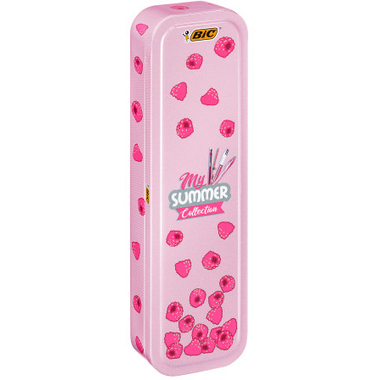 BIC Summer Metal Box 978219 pink 4 Stück