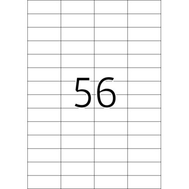 HERMA Étiquettes SPECIAL 52.5x21.2mm 5080 blanc,non-perm. 1400pcs./25 f.